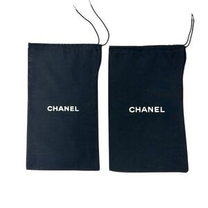Chanel Black Drawstring Dust-Bags Os